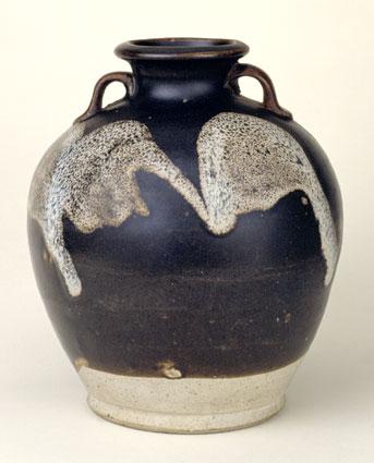唐花瓷雙系罐——故宮博物院