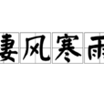 淒風寒雨 淒風寒雨