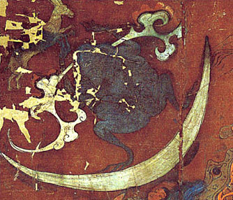 T形帛畫上的月宮