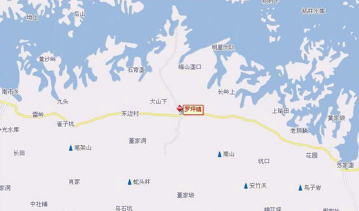 江西省武寧縣羅坪鎮地圖