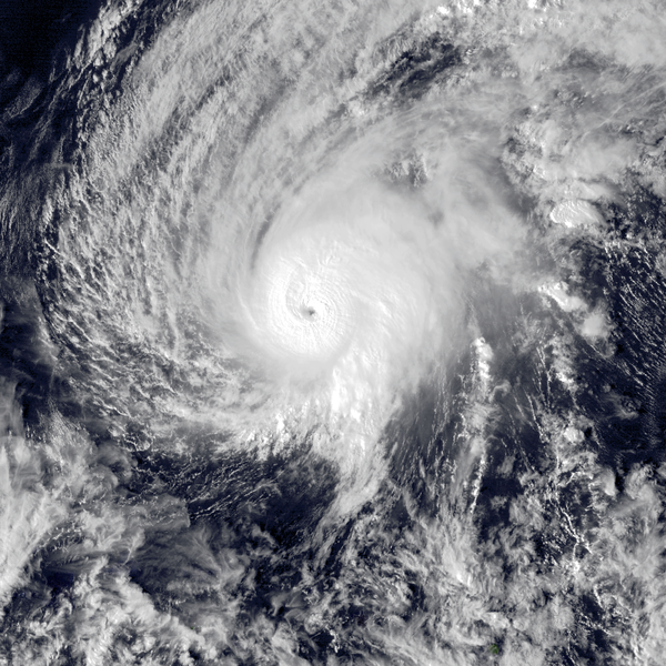 颱風海高斯 衛星雲圖