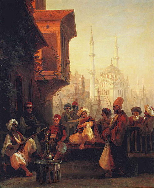 伊斯坦堡的咖啡館1846年