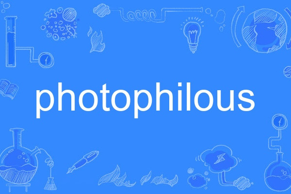 photophilous photophilous
