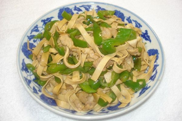 素炒豆皮 素炒豆皮