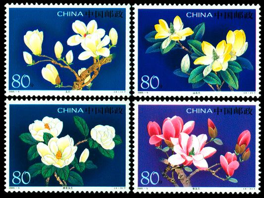 玉蘭花(2005年發行的特種郵票) 玉蘭花(2005年發行的特種郵票)