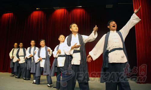 上海港碼頭號子走出國門赴德國表演