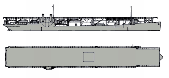 蘭利號航空母艦外型