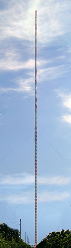 華沙電台廣播塔全貌
