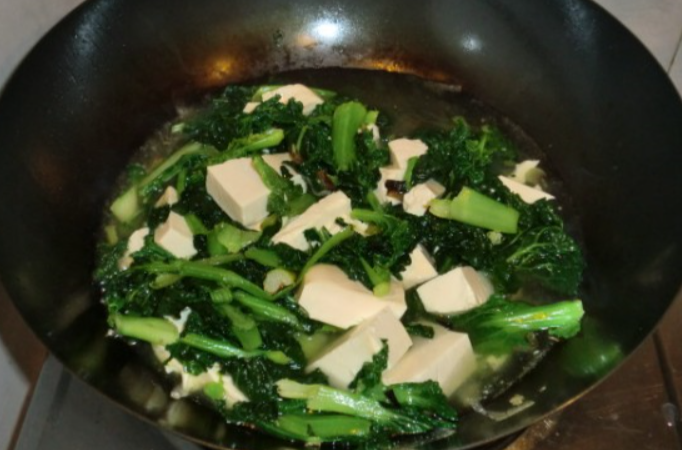 苔菜燉豆腐