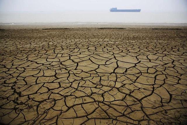 長江鄱陽湖水位10年持續走低