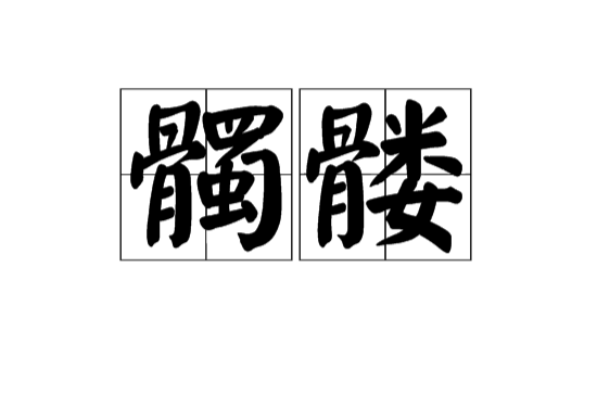 髑髏(漢語辭彙)