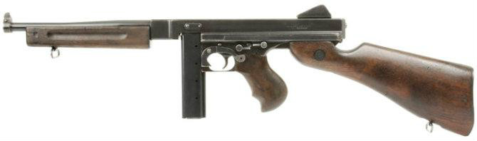 美國湯普森M1A1式11.43MM衝鋒鎗