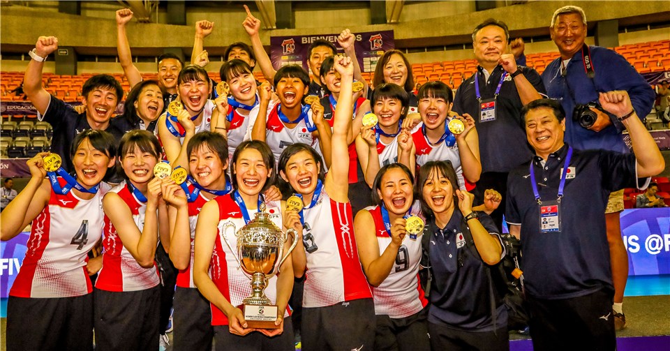 日本女排獲得冠軍