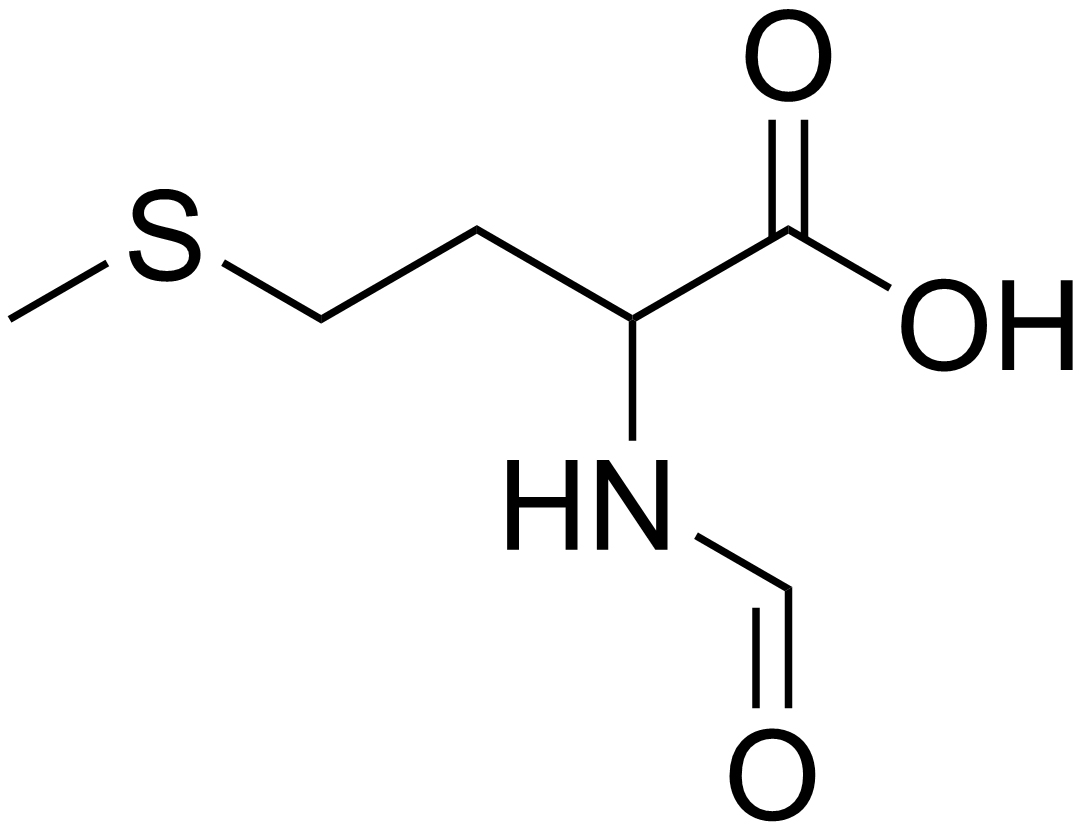 N-甲醯甲硫氨酸結構簡式