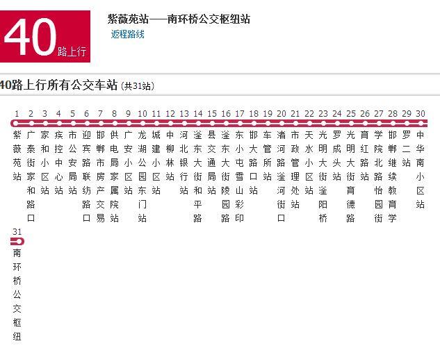邯鄲公交40路 邯鄲公交40路