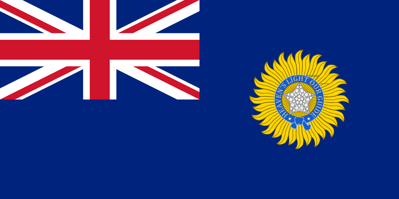 英屬印度旗幟（1863–1947，主要是軍隊用）