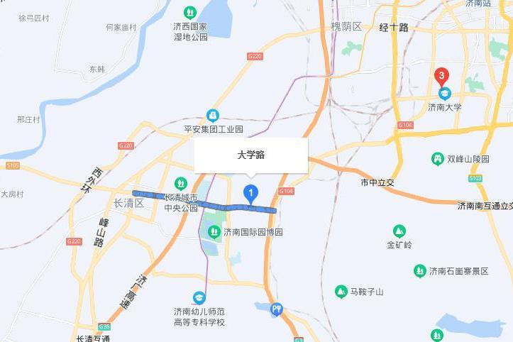 大學路(中國山東省濟南市長清區境內道路) 大學路(中國山東省濟南市長清區境內道路)
