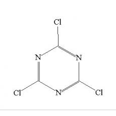 三聚氯氰分子結構圖