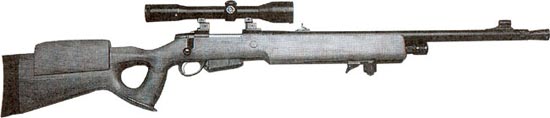 伯萊塔M501狙擊步槍右側面