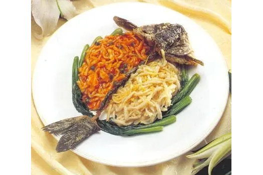 炒魚絲糊 炒魚絲糊