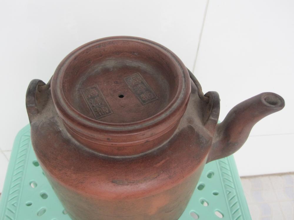 清代海洋桶紫砂茶壺