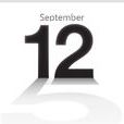 9月12日(日期)