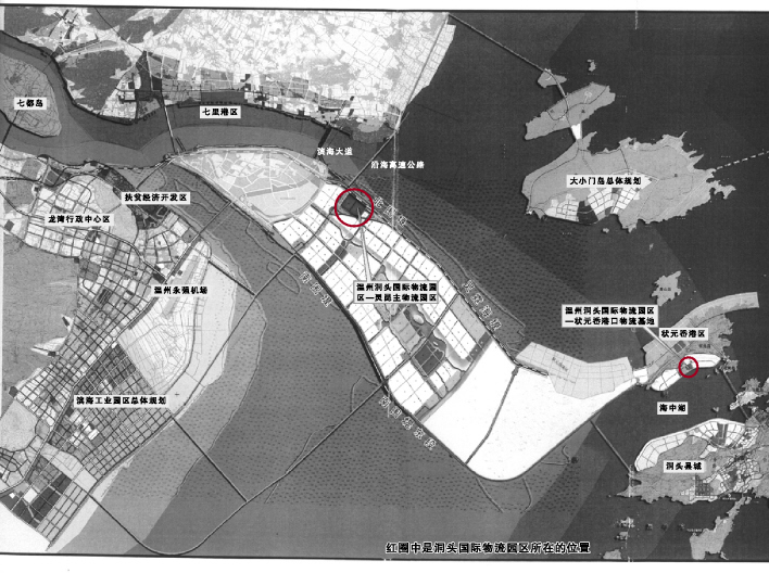 港口物流園衛星地圖