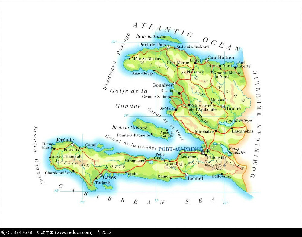 海地地圖