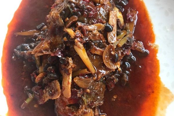 豆豉燒鯽魚 豆豉燒鯽魚