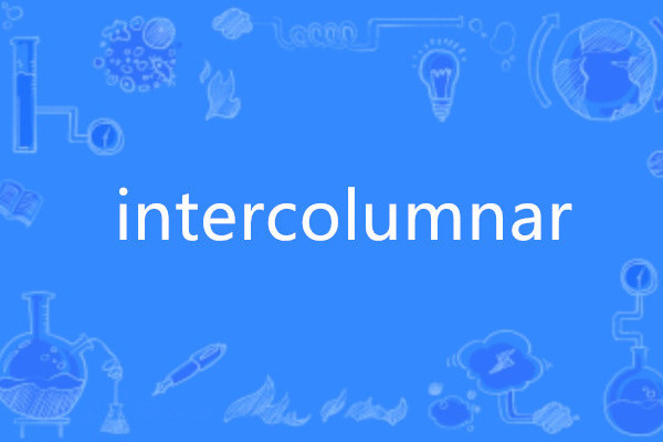 intercolumnar intercolumnar