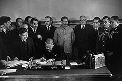 蘇日中立條約簽字