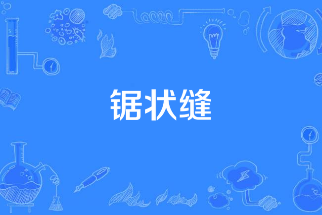 鋸狀縫 鋸狀縫