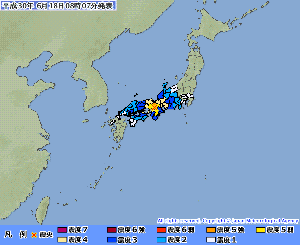 6·18大阪地震(大阪地震)