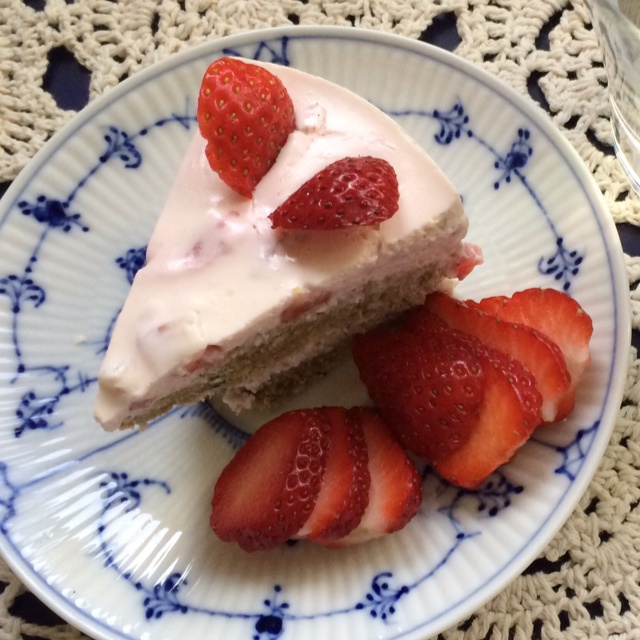 草莓抹茶凍芝士蛋糕