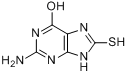 2-氨基-6-羥基-8-巰基嘌呤