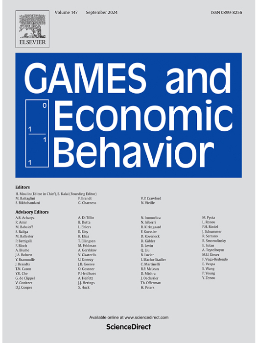 Games and Economic Behavior