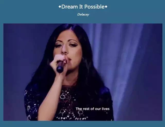 Dream It Possible(Delacey演唱的歌曲)
