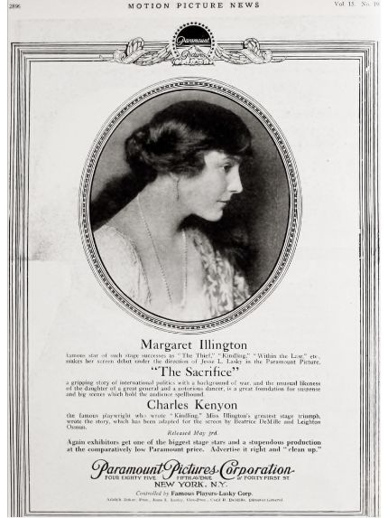 Sacrifice(美國1917年Frank Reicher執導的電影) Sacrifice(美國1917年Frank Reicher執導的電影)