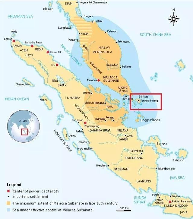 賓坦島成為了馬六甲外圍戰略的重要支點