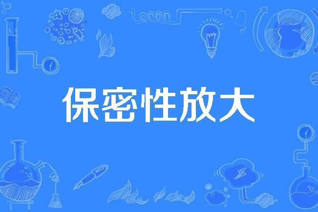 保密性放大 保密性放大