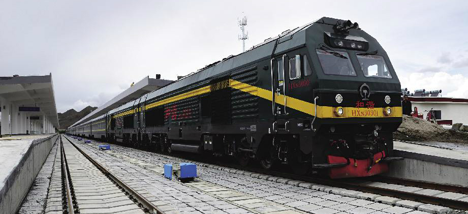 拉日鐵路採用和諧3型內燃機車作為牽引機車