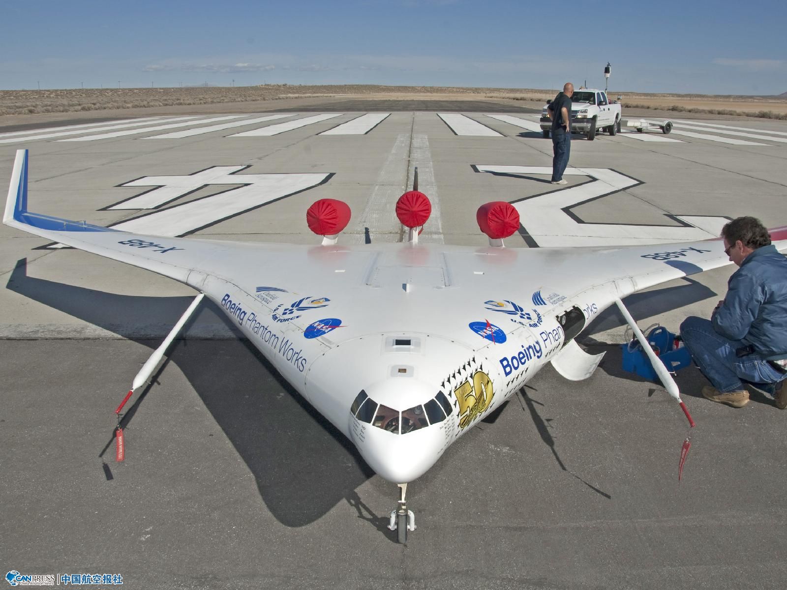 美國X-48C翼身融合飛機
