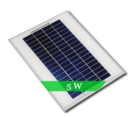 5W多晶太陽能電池板