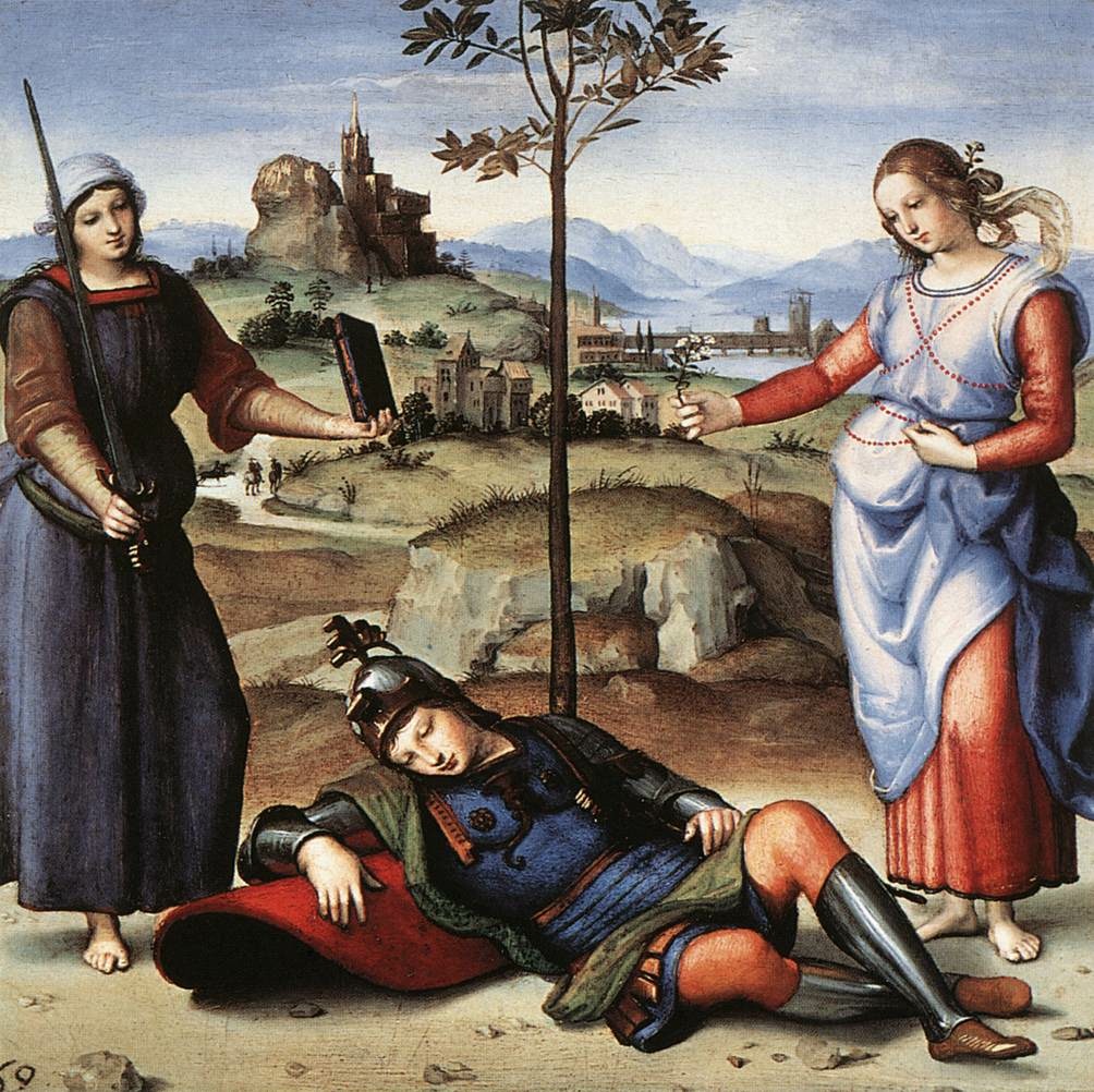 寓言(拉斐爾·桑西1504年創作的一幅油畫作品)