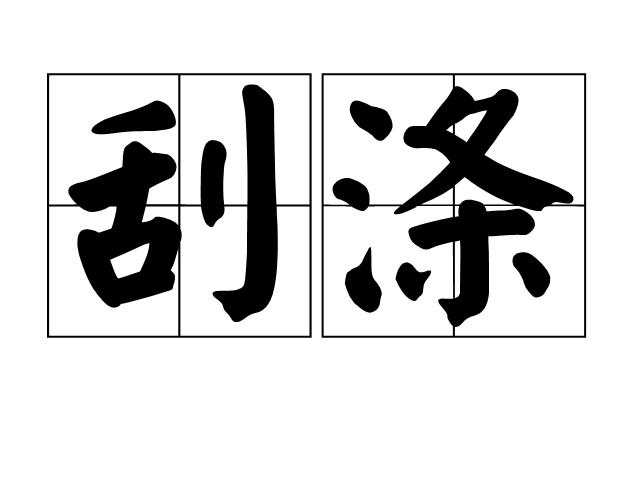 刮滌 刮滌