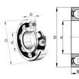 SKF 6201-2RS1軸承