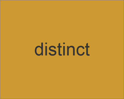 DISTINCT(編程語句)