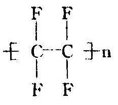 聚四氟乙烯的分子結構式