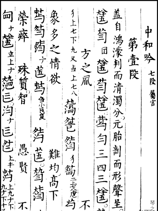 中和吟古琴曲 中和吟古琴曲