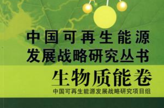 中國可再生能源發展戰略研究叢書：生物質能卷